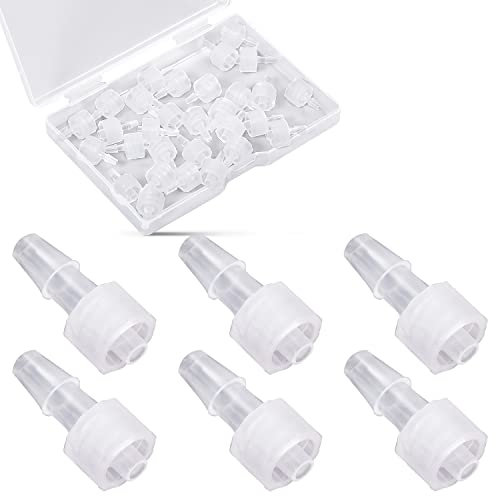 30 Stück Spritzenadapter, Männlich Luer Lock 3/16 Inch Luer Lock Anschluss Kit auf Spritzenkupplungsadapter Luer Adapter