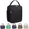 Wylhxyqq Lunch Bag ，Waterproof Portable Lunch Box Bag, Reusable Lunch Cooler Bags, Insulated Lunch Bags,for Women, Men, Kids and Students Travel Work Picnic Office and School (Black)
