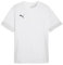 PUMA Unisex Teamgoal Matchday Jr Fußballtrikot, Puma White-puma Black-Feather Gray, 116 EU