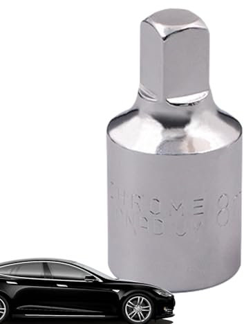 Holdes Bouchon de vidange de boîte de vitesses | Outil de clé à douille carré inviolable de 1/2 pouce, bouchon de vidange d'huile à dégagement rapide inviolable pour vis de carter d'huile