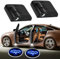 yufana 2 Stücke Autotür Willkommenslicht, Auto tür LED Logo Projektor Licht, LED Türprojektoren, Welcome Light, Universal Drahtlose Autotür Logo Licht Projektor-für Alle Auto(Blaue Fledermaus)