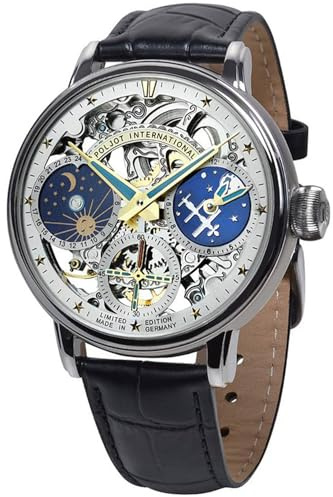 Poljot-International Herrenuhr Handaufzug Orbita Schwarz/Türkis