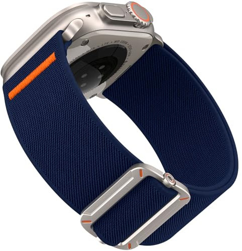 Yoohoo Correa Compatible con Correa Apple Watch Ultra/Ultra 2 Correa Apple Watch 49mm 46mm 45mm 44mm 42mm, Nailon Correa Deportiva para iWatch Ultra SE Series 10 9 8 7 6 5 4 3 2 1, Hombres