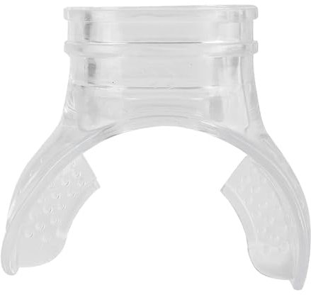 ANKROYU 2 Stück Tauchbiss-Mundstück, Transparentes PVC-Tauchbiss-Mundstück, Tauch-Atemmund-Zubehör, Passend Für Die Meisten Standard-Atemregler