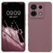 kwmobile Handyhülle kompatibel mit Xiaomi Redmi Note 13 Pro 5G / Poco X6 5G Hülle - Handy Case aus weichem Silikon in Grape