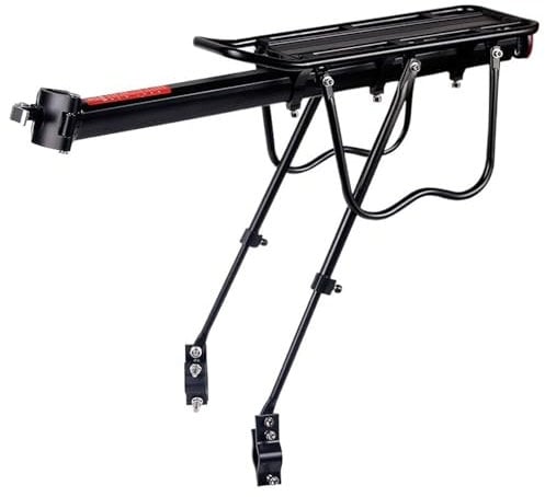 ZHAOYUQI Bike Panniers Rear Rack Bicycle Luggage Carrier Cargo Rear Rack Shelf Cycling Bag Stand Holder Trunk Bike Pannier Rack(Screw Mount)