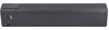 RGB-Desktop-Soundbar, Bluetooth-Computerlautsprecher mit Dynamischer Beleuchtungsleiste, Audio-Licht-Synchronisierungsanzeige, 4 Ω 5 W, für Picknicks zu Hause, Im Freien (Black)
