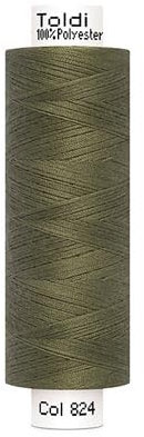 Stofftreff Santi Nähgarn TOLDI Nähgarn á 500m - Army, Polyester, Universalnähgarn No.120