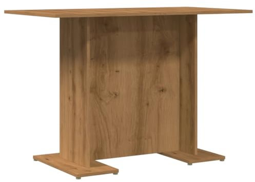 vidaXL Esstisch, Küchentisch Pflegeleicht, Tisch für Esszimmer Küche, Esszimmertisch Speisetisch, Artisan-Eiche 110x60x75cm Holzwerkstoff