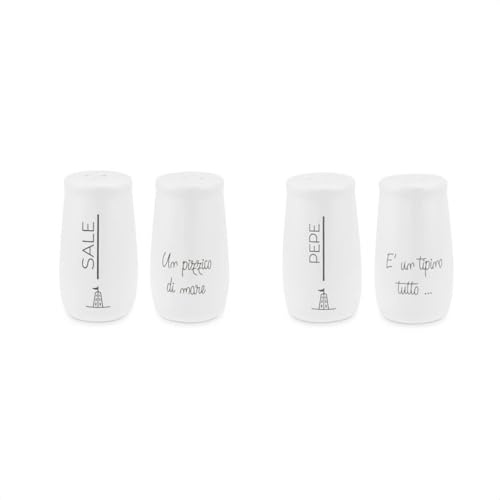 La Porcellana Bianca Salz- und Pfefferset „Gli Onesti“ 58 ml