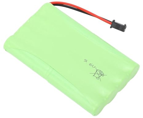 Tbest 9, 6 V 2400 MAh Lithiumbatterie, Langlebige Stromversorgung - Ersatzbatterie für RC -Auto, Boot, LKW und überlegene Leistung mit Überladungsschutz für RC -Auto -Lithiumbatterie