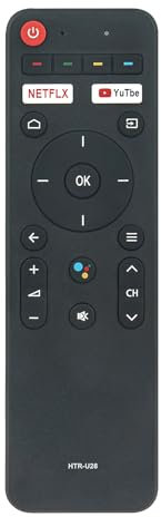 AULCMEET Mando a Distancia,HTR-U28 Nuevo Mando a Distancia por Voz Apto para fit for Haier Smart TV H55S6UG H65S6UG H50S6UG