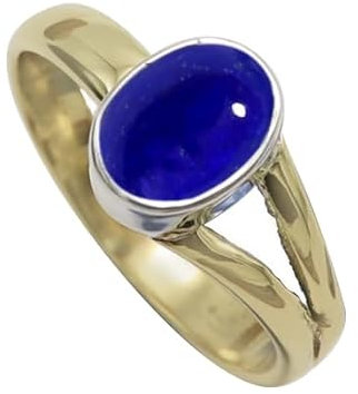 Lapislazuli Edelstein 925 Sterling silber Und Messing Band Ring Herren und Damen Alle Größen Schmuck CRG1089BV16_(62 (19.7))