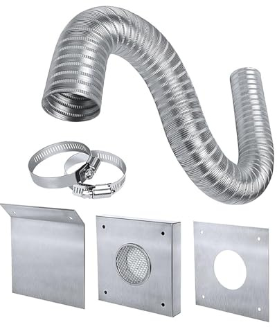 Lüftungs-Set für Pelletofen Handwerk aus stabilen Metallmaterialien steigert die Heizeffizienz für Zuhause und Büro Innenverbesserung