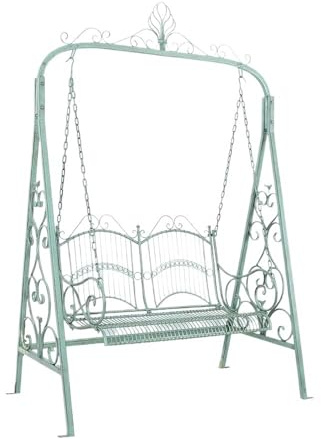 L3s9mPzVb4 Gartenmöbel Outdoor Rustikalen Vintage Eisen Schaukel Stuhl for Garten Balkon Terrasse Dekorative Hängen Doppel Schaukel