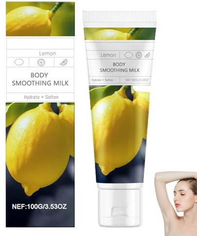 Lemon Soothing Body Lotion, Natural Moisturizing, Firming & Tighten, Improve Skin Elasticity, Nourishing Dry Skin, Refreshing Fragrant, Lightweight & Non-Greasy, Brightening and Smooth (1pcs)