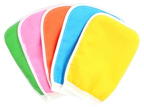 GALPADA 10stücke Körperpeeling Handschuh Badeschrubber-handschuh Peeling-handschuh Für Gründliche Hautreinigung Entfernt Abgestorbene Hautschüppchen Und Hornhaut Langlebiges Duschzubehör f