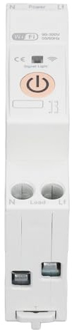 RASTKY Disjoncteur WIFI Bipolaire, Interrupteur D'éclairage à Distance pour Contrôle Domestique AC 90-300V 2P (63A)