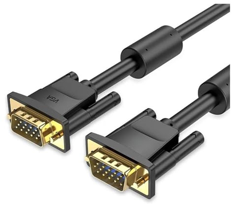 VGA Cable VGA Male to Male Cable 1080P 1m 1.5m 5m 10m 20m Cabo 15 Pin Wire for Computer Monitor Projector Cable(8m)