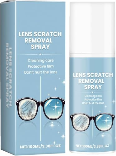 Eyeglass Scratch Remover for Lenses,for Glasses, Spectacles, Cameras,Eyeglasss Lenss Enhancer，Microscopes, Digital Screens and Ski Goggles,Lens Cleaning Spray,Eyeglasss Lens Scratch Removal Spraye