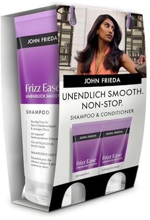 John Frieda Frizz Ease Unendlich Smooth Vorteilsset Shampoo/Conditioner - Inhalt: 1x 250 ml Shampoo, 1x 250 ml Conditioner