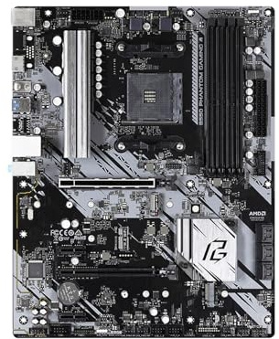 Placa Madre Placa Base Fit For ASRock B550 Phantom Gaming 4/AC con 4 x DDR4 de 4533 MHz, M.2 NVME, HDMI, PCIe4.0, ATX y AM4