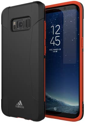 adidas Performance Solo Case Handyhülle für Samsung Galaxy S8 - Schwarz/Rot Black/Red
