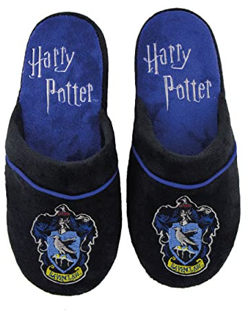 CINEREPLICAS Unisex Harry Potter Slippers, Schwarz, Medium/Large EU