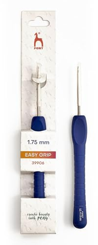 Pony Easy Grip Crochet Hook Steel 1.75mm - 1 Piece