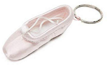 WENDYWU Modischer Ballettschuh-Schlüsselanhänger, Ballrian Spitzenschuhe, Autotasche, Kette für Mädchen und Damen, Rosa
