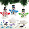 Baker Ross AX514 Kit Pallina Dell’Albero A Forma Di Stella Pupazzo Di Neve - Confezione Da 6 Pezzi, Decora Il Tuo Albero Di Natale