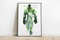 52 North Superhero Marvel Avengers DC Splatter Aquarell gerahmter Druck Wandkunst Geschenk | Spiderman | Iron Man | Hulk | Thor | Batman Star Wars + mehr (Hulk)