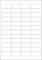 BT-Label 960 Polyesteretiketten (Format 45,7 x 21,2 mm) auf 20 DIN A4 Blatt Klebeetiketten Folie Wasserfest weiß (48 pro A4 Blatt) selbstklebend bedruckbar mit Laserdrucker