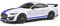 Solido Ford Mustang Shelby GT500, Baujahr 2020, Modellauto, Maßstab 1:18, weiß