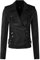 Infinity Leather Damen Retro Mattschwarz 100% Nappaleder Bikerjacke M