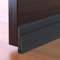 Hulameda Door Draft Excluder Strip, Self Adhesive Draft Excluder Tape for Noise Proof and Energy Saving, Door Bottom Seal Strip to Prevent Bugs Coming (Black/2 Width x 39 Length)