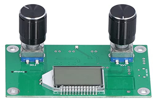 Walfront Modulo Ricevitore Radio Digitale Modulo Ricevitore Wireless Radio FM Trasmettitore Digitale Stereo con Display LCD 50Hz-18KHz