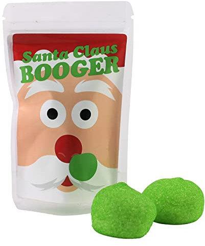 Santa Claus Booger | urkomisches Geschenk für Kinder | lustiger Marshmallow-Adventskalender (18g)