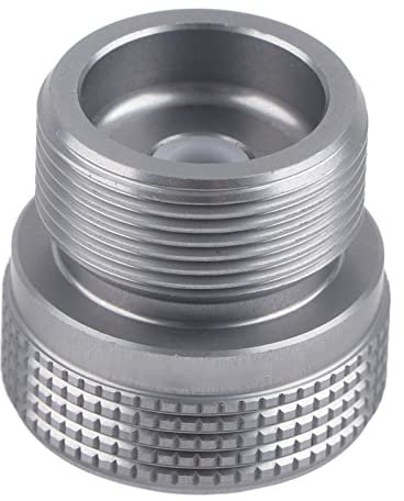Gaskanister-Adapter, Flacher Kanister auf 1L MAPP-Gastank-Adapter, Universeller Camping-Gaskanister-Adapter-Konverter, Gastank-Adapter aus Aluminiumlegierung
