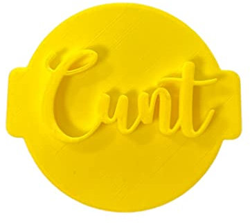 The Cookie Cutter Hub Cunt Embosser No 136 /Stamp for Cupcakes Fondant Icing Clay Cake Baking Decoration