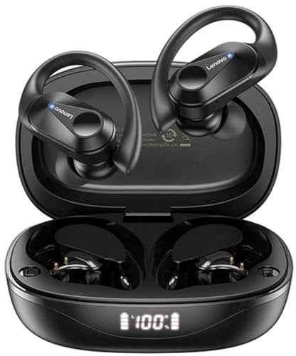 Lenovo LivePods LP75 Bluetooth 5.3 Sports EarBuds Gym/Running Ear Hook