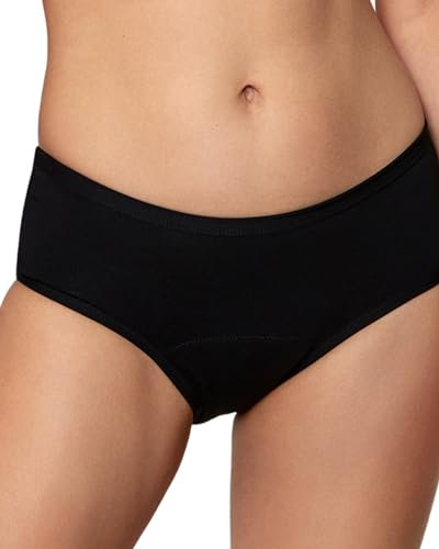 Periodenunterschwäsche Starke Blutung, Ultra Saugstarke Menstruationsunterwäsche aus Baumwolle, Slip für Damen und Mädchen Super Saugstark