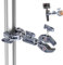 SMALLRIG Double Clamp Camera Mount, Super Clamp for Umbrella, Pole, Tripod, Handlebar, Chair, Max Load Capacity 3.5kg - 4103B