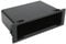 Aramox Dash Radio Storage Box, Car Stereo Audio Radio Storage Box 1Din Dashboard Organizer Black Replacement