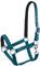 Start Halfter Pferd verstellbar – Nylon Halfter mit Polsterung – Größen: Pony, Cob, Warmblut – Komfortabel & Robust – Pferdehalfter für Stall & Weide (Petrolblau, Pony)
