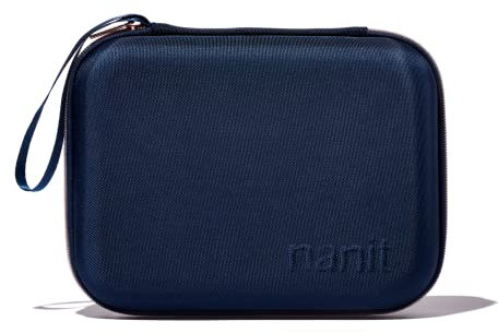 Nanit Travel Case - Estuche Protector de Viaje para Cámara Pro y Soporte Flex - Diseño Compacto, Carcasa Rígida, Interior Acolchado - Funda Protectora Ideal para Viajes - Color Azul