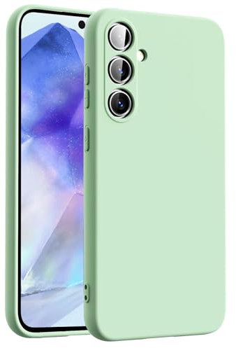 CoolGadget Schutzhülle TPU für Samsung Galaxy A54 5G, Silikonhülle, stoßfest, Kratzfest, kabelloses Laden, weiche Innenseite, Grün