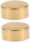 Housoutil Titanium Handrail End Caps, 2PCS Round Stair Rail End Caps for 50mm, Dustproof Cover for Home Office Commercial Use