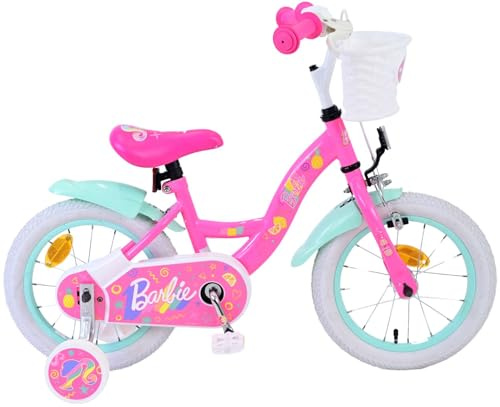 Hoppa! Barbie Kinderfiets - Meisjes - 14 inch - Roze (31454-SACB)