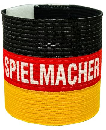 Deutschland Armbinde mit Klettverschluss individuell anpassbar | Fanartikel Fußball 2026 Trikot Flagge (SPIELMACHER, 5)